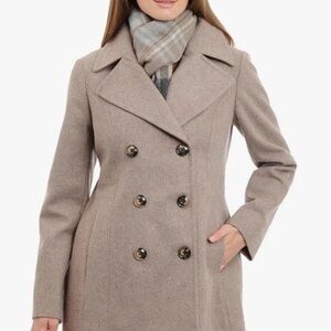 London Fog Women’s Double Breasted Pea Coat Size Small